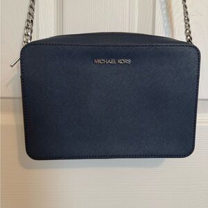 Michael Kors Dark Blue Crossbody Bag